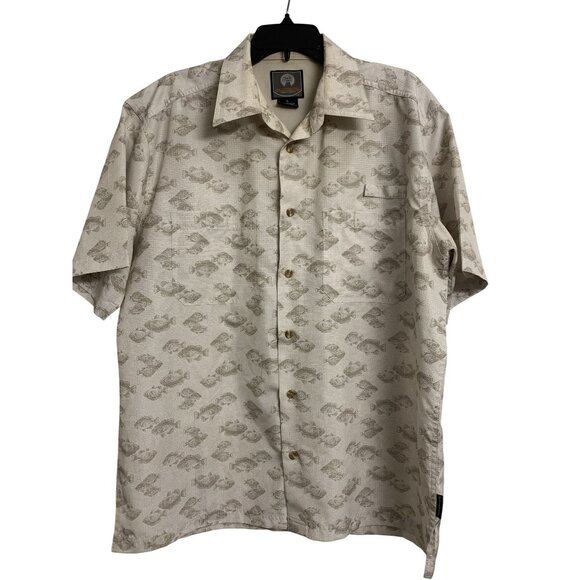 Weatherproof Other - Weatherproof Bass Fish Button Up Outdoor Shirt Size L